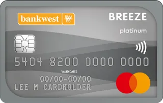 Bankwest Breeze Platinum Mastercard image