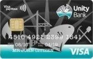 Unity Bank Visa Card image