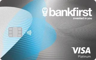 Bank First Visa Platinum Credit Card image