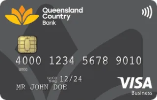 Queensland Country Bank Business Visa credit card image