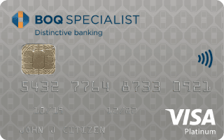 BOQ Specialist Platinum Credit Card image