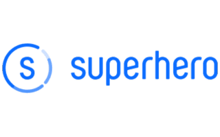 Superhero share trading logo