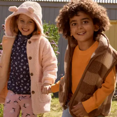 Up to 40% off a range of kids' clothing